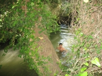 Bagno nel fiume